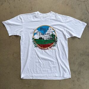 Vintage Field of Dreams T-Shirt Men's Large Made in the USA Dyersville, Iowa 199